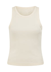 Lorna Jane LJ Basics Rib Tank - Cream