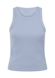 Lorna Jane LJ Basics Rib Tank - Oxford Blue