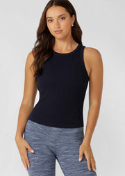 Lorna Jane LJ Basics Rib Tank - Oxford Navy