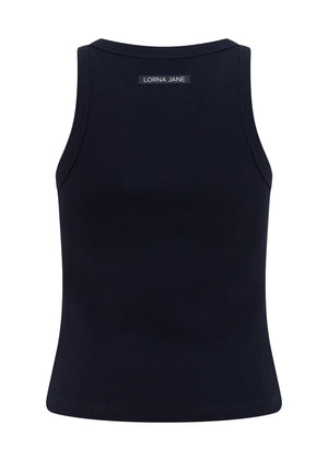 Lorna Jane LJ Basics Rib Tank - Oxford Navy
