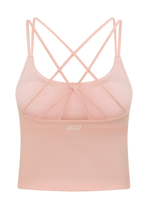 Lorna Jane Lotus Bra Tank Combo - Enchanted Pink