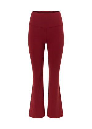 Lorna Jane Liberty Flared Leggings - Cherry