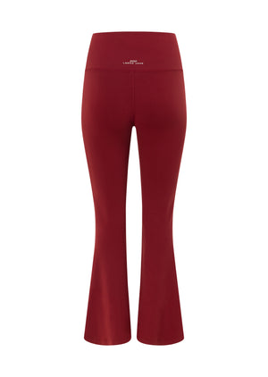 Lorna Jane Liberty Flared Leggings - Cherry