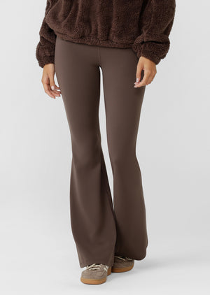 Lorna Jane Liberty Flared Leggings - Cinnamon