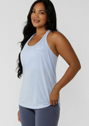 Lorna Jane Lotus Slouchy Tank - Oxford Blue