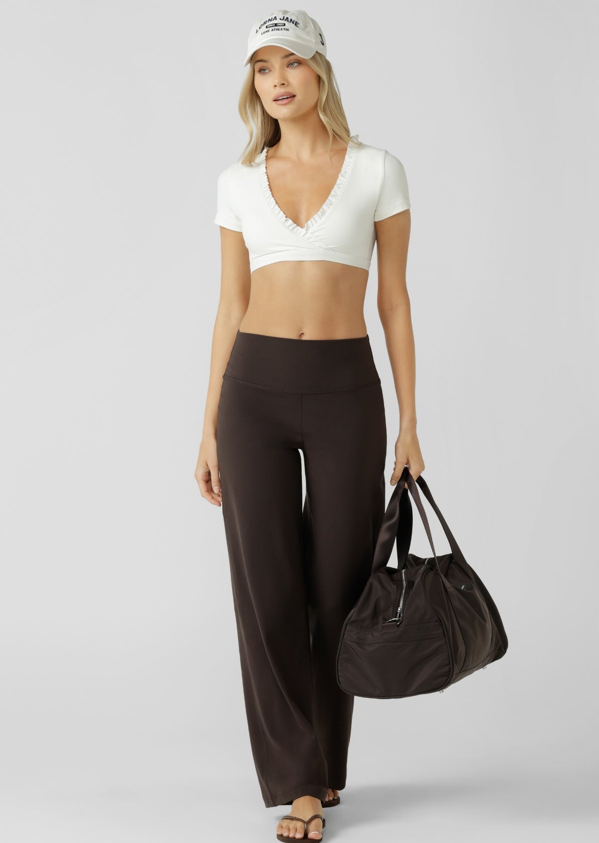 Lorna Jane All Day Active Midrise Pants - Volcano