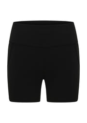 Lorna Jane Amy No Chafe Phone Pocket 14cm Bike Shorts - Recycled Black