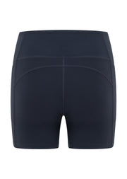 Lorna Jane Amy No Chafe Phone Pocket 14cm Bike Shorts - Platinum Navy