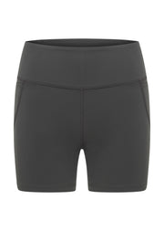 Lorna Jane Amy No Chafe Phone Pocket 14cm Bike Shorts - Titanium