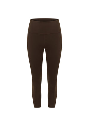Lorna Jane Amy No Chafe Phone Pocket 7/8 Leggings - Espresso