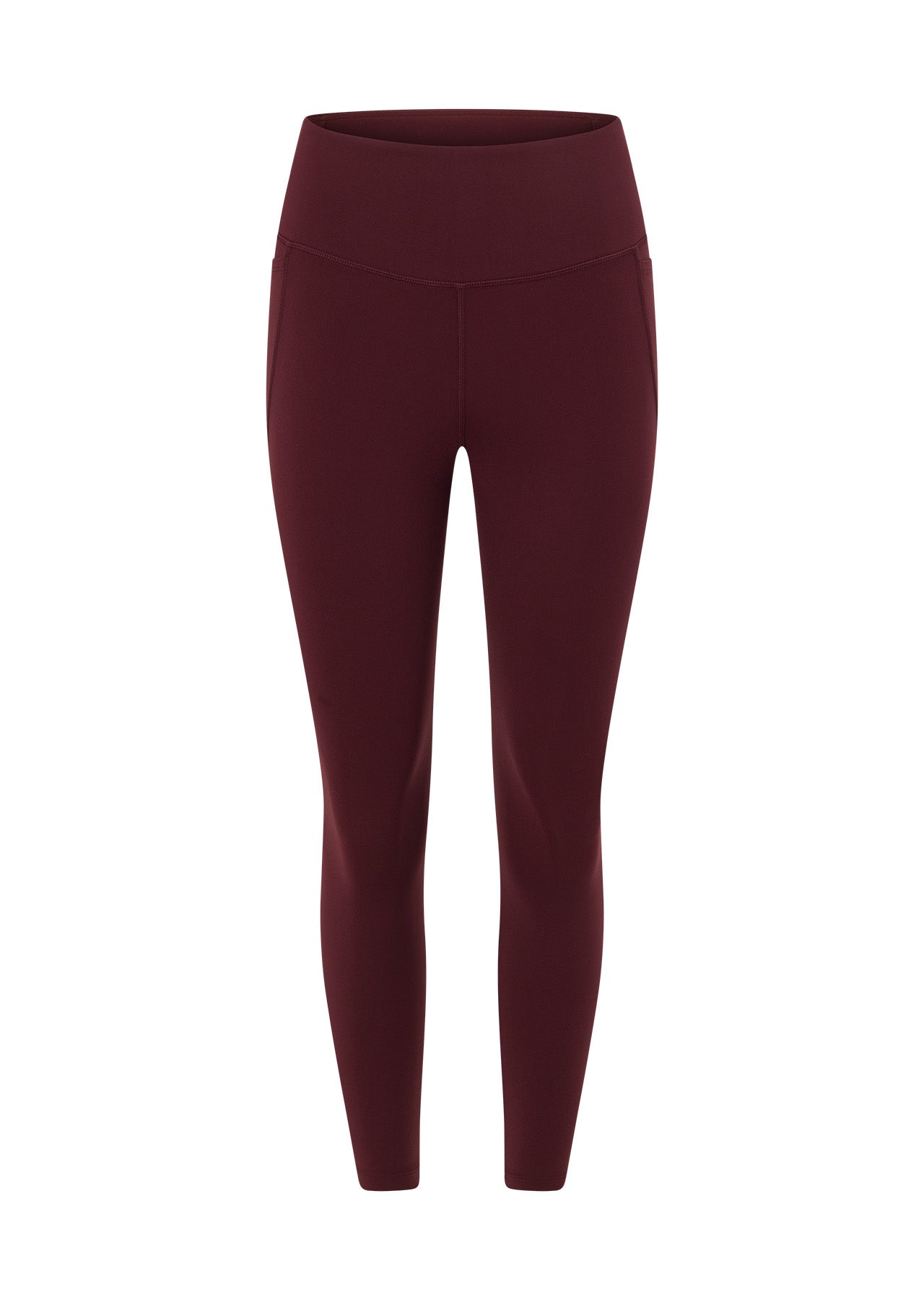Lorna Jane Amy No Chafe Phone Pocket Ankle Biter Leggings - Cranberry