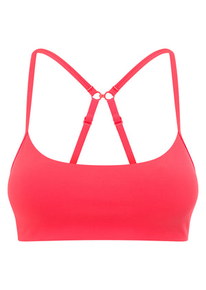 Lorna Jane Lotus Adjustable Sports Bra - Neon Watermelon