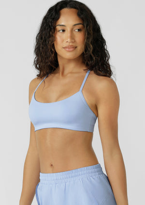 Lorna Jane Lotus Adjustable Sports Bra - Oxford Blue