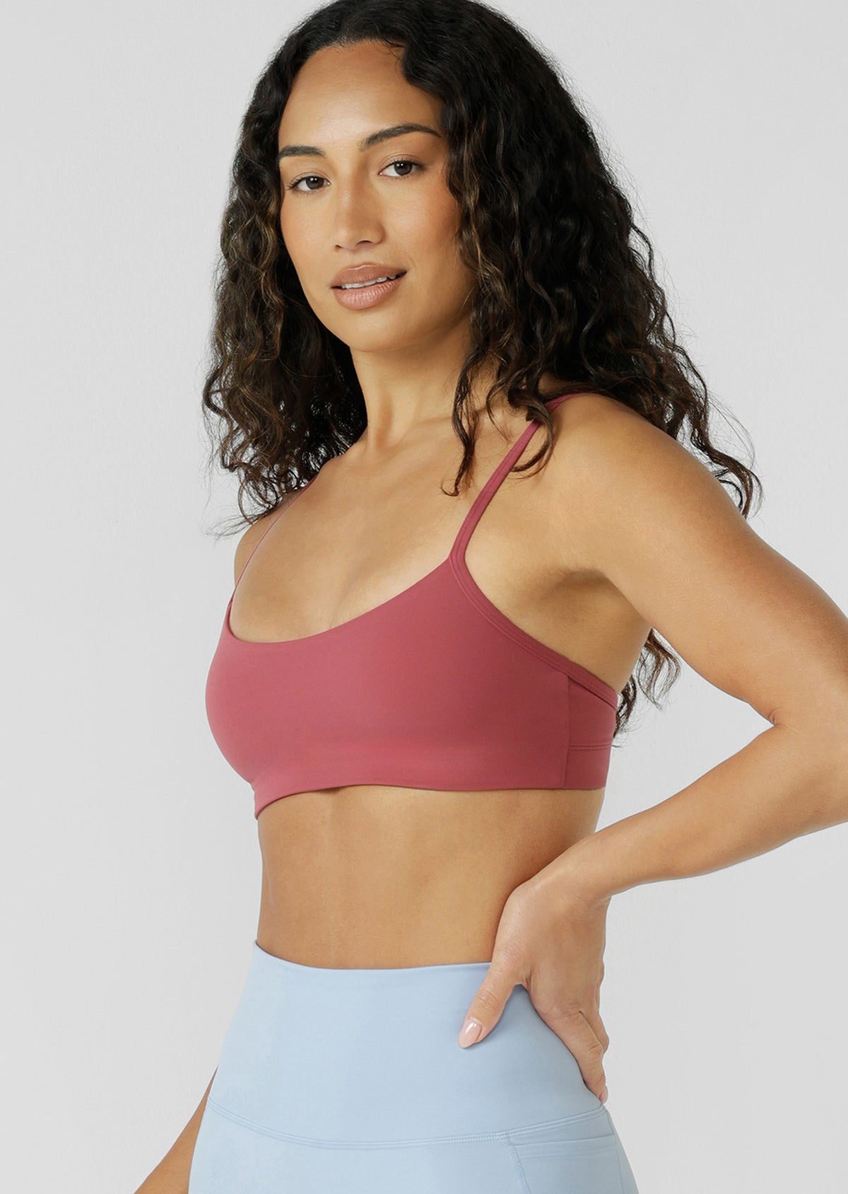 Lorna Jane Lotus Adjustable Sports Bra - Raspberry Sorbet