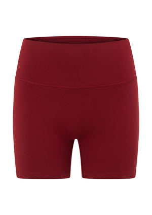 Lorna Jane Lotus No Ride Phone Pocket 14cm Bike Shorts - Cherry