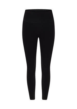 Lorna Jane Lotus No Ride Phone Pocket Ankle Biter Leggings - Black