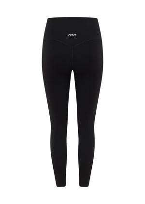 Lorna Jane Lotus No Ride Phone Pocket Ankle Biter Leggings - Black