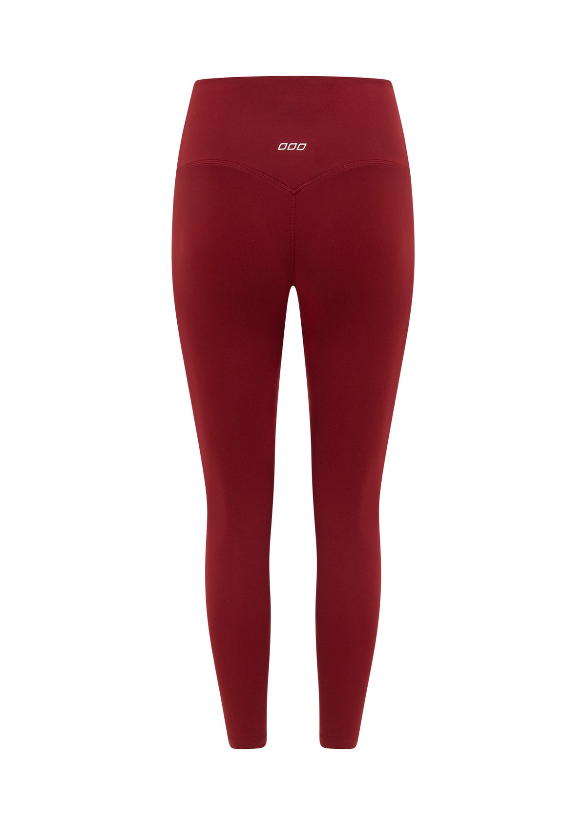 Lorna Jane Lotus No Ride Phone Pocket Ankle Biter Leggings - Cherry