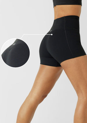 Lorna Jane Amy 2 Pocket 9cm Bike Shorts - Black
