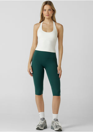 Lorna Jane Amy 2 Pocket 3/4 Leggings - Palmetto Green