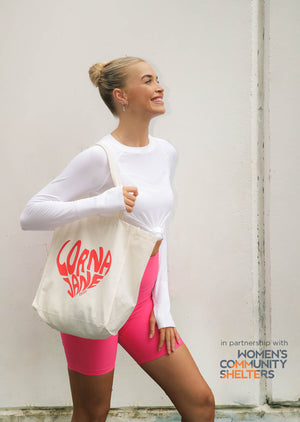 Lorna Jane Charity Love Tote Bag - Canvas
