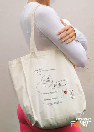 Lorna Jane Charity Love Tote Bag - Canvas