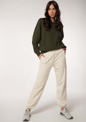 Lorna Jane Iconic Sweat - Luxury Green