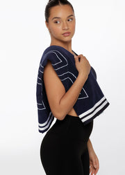Lorna Jane Icon Sweat Towel - French Navy