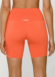 Lorna Jane Lotus 19cm Bike Shorts - Satsuma