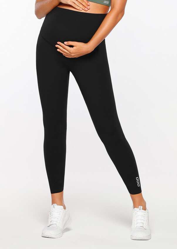 MijaCulture – Long Full Lenght Warm Maternity Leggings for Cool Weather  3006 Black - Trousers, shorts